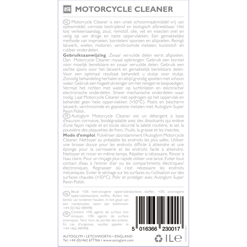 Autoglym Nettoyant Caravane & Autocaravan 1LT