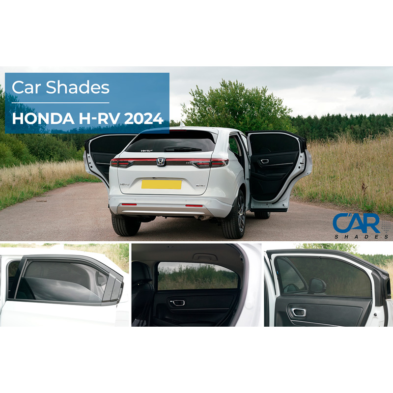Set de Car Shades (portes arrières) sur mesure pour Honda HR-V (RV) 2021-  (2-pièces)