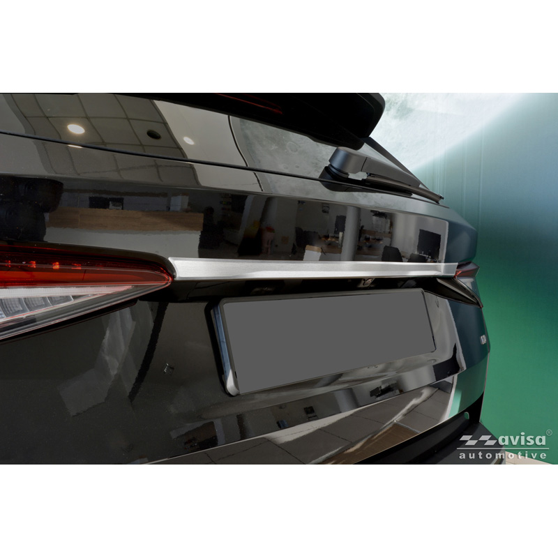 Avisa Revêtement d'habillage du hayon du coffre inox brossé sur mesure pour Skoda Elroq 2025-