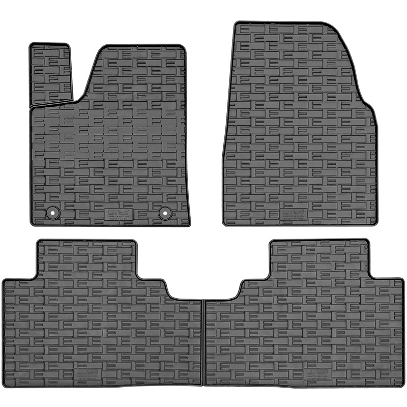 CIKCAR Set tapis de caoutchouc sur mesure pour Leapmotor B10 2025- (3-pièces + points de fixage)