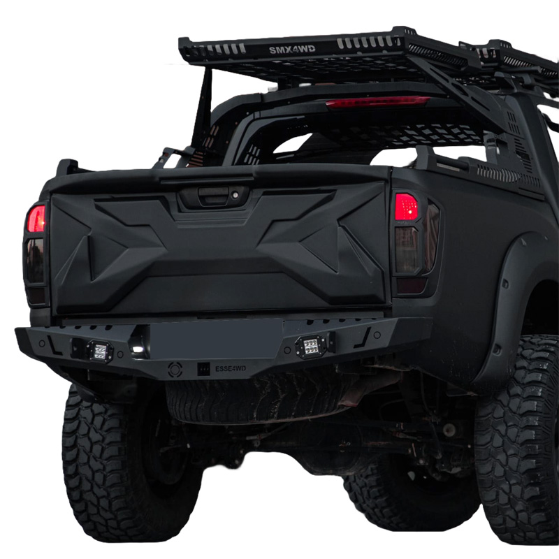 Protecteur de hayon sur mesure pour Nissan Navara NP300 (D23) 2014-2021 - Noir mat