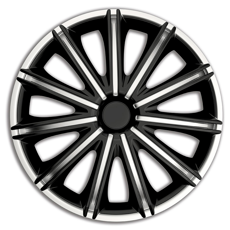 Jeu d'enjoliveurs Nero 18-inch argent/noir