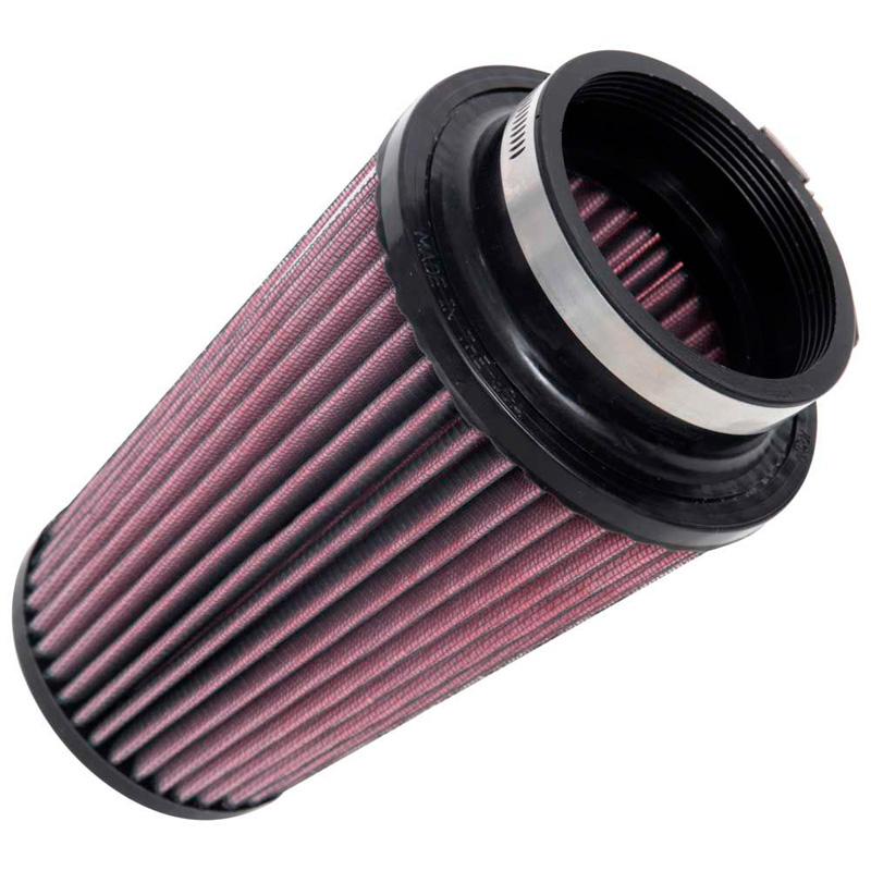 K&N Filtre à Air Universel Conique 89mm raccordement, 140mm de base, 102mm en haut, 203mm hauteur (RU-1045)