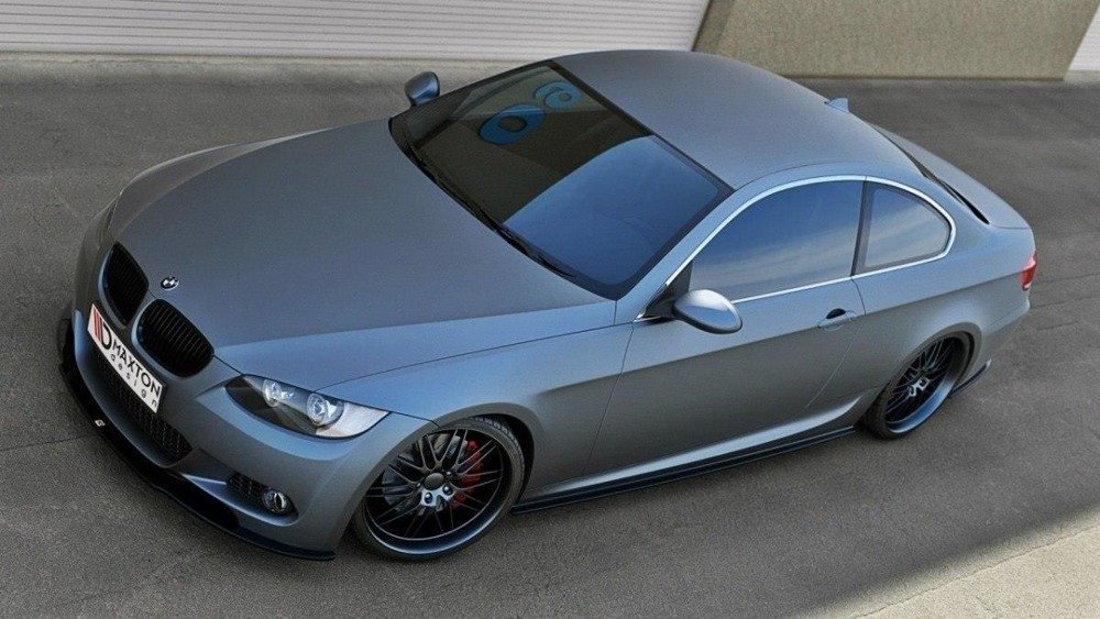 Voorspoiler BMW 3 Serie E92 E93 M-Pakket Zwart Glans