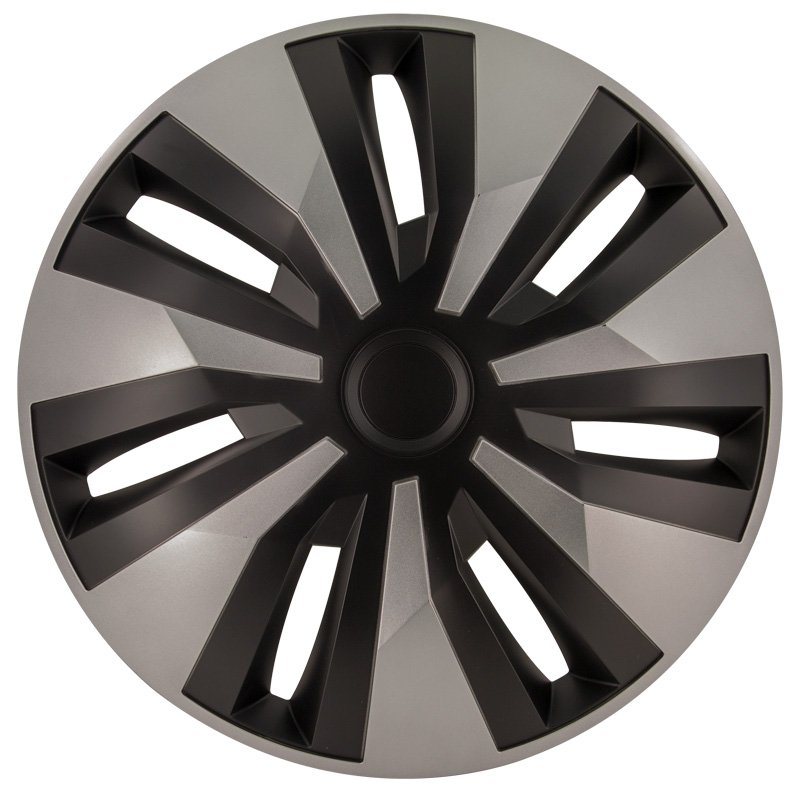 Jeu d'enjoliveurs Orion-VAN 16-inch argent/noir (sphère)