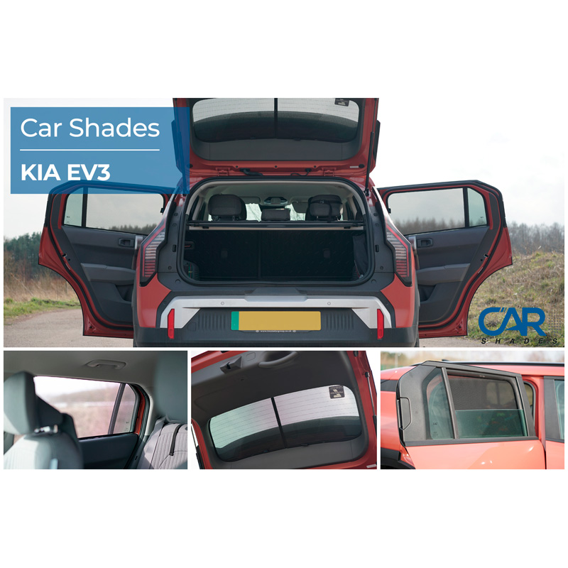 Set de Car Shades sur mesure pour Kia EV3 2024- (4-pièces)