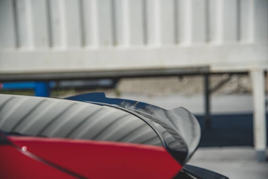 Spoiler cap Mercedes CLA AMG-Line X118 Maxton Design glans zwart
