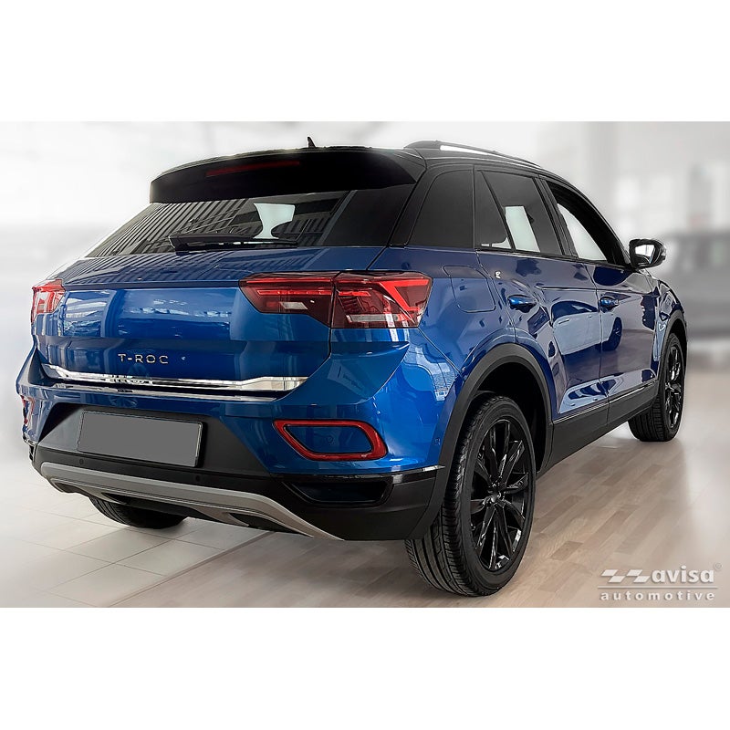 Avisa Moulure de hayon en inox Chrome sur mesure pour Volkswagen T-Roc 2017-2022 & Facelift 2022-2025 (incl. Cabrio)