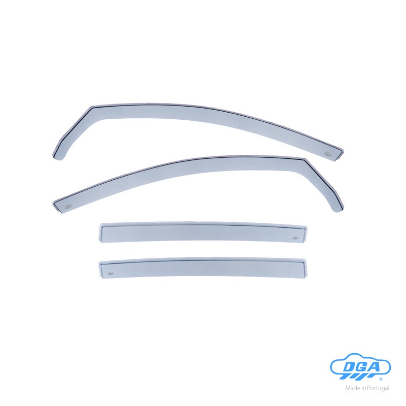 DGA Jeu de Déflecteurs d'Air sur mesure pour Volkswagen Golf VI HB 5-portes 2008-2012 (4-pièces)