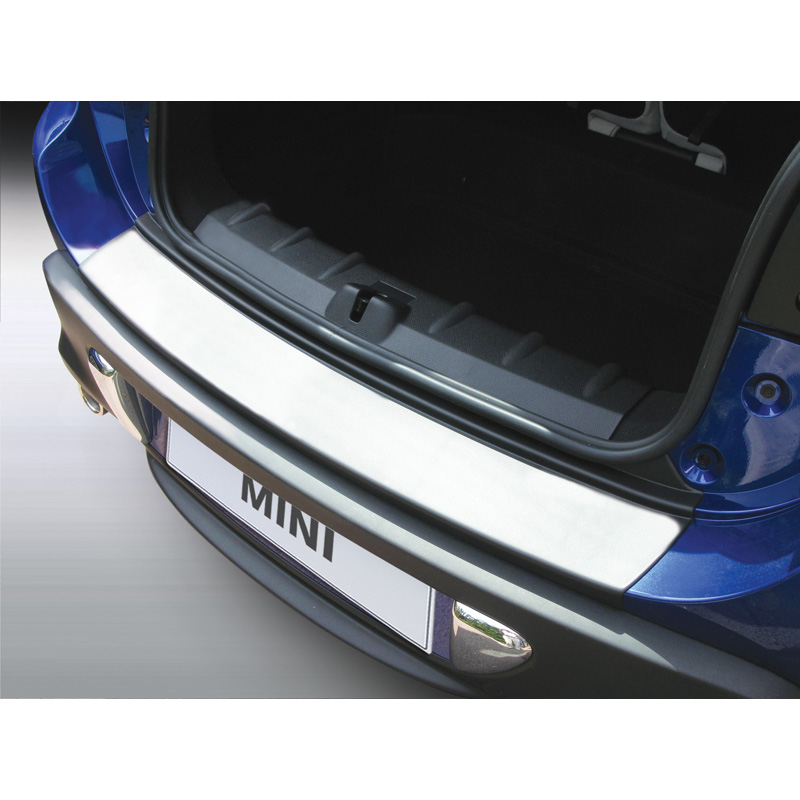Protection de seuil arrière (ABS) sur mesure pour Mini Paceman 2013- Noir