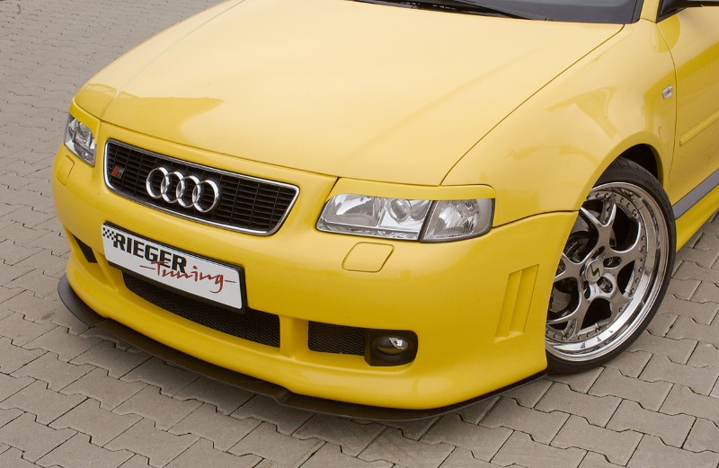 Carbon-Look Spoilerzwaard gevormd voor Voorbumper Audi A3 8L S3-