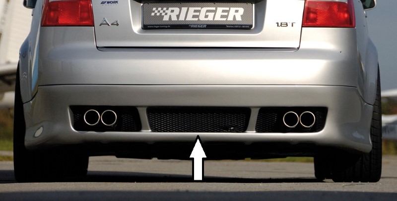 Achteraanzet Audi A4 8E Sedan Rieger