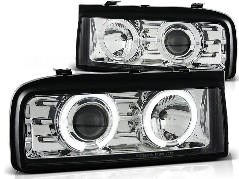 Phares VW Corrado Angel Eyes chrome