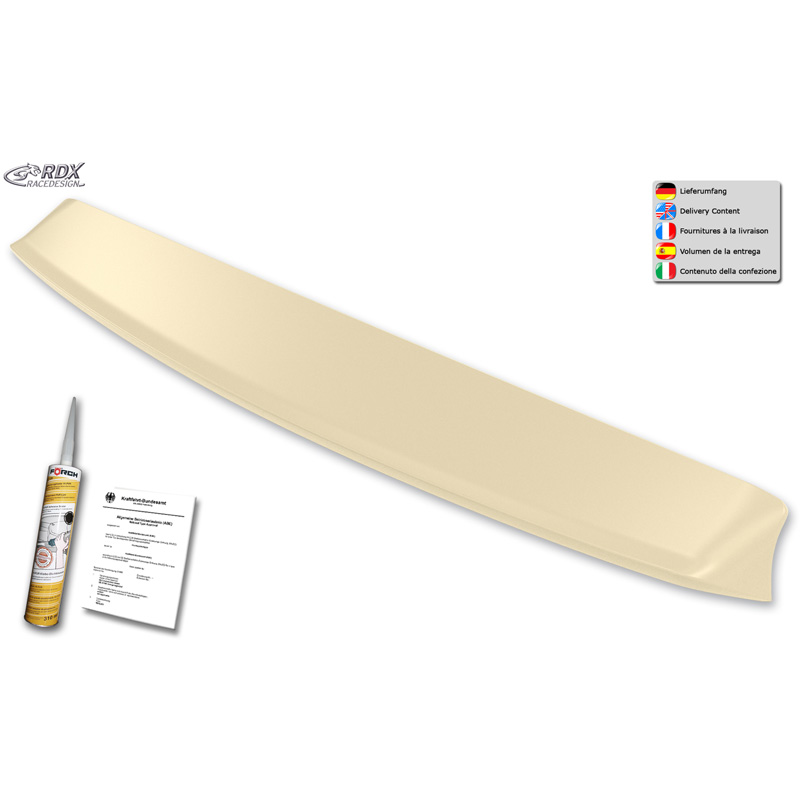 Becquet de toit sur mesure pour Ford Tourneo Custom & Transit Custom 2012-2018 & FL 2018- (avec hayon) (PUR-IHS)
