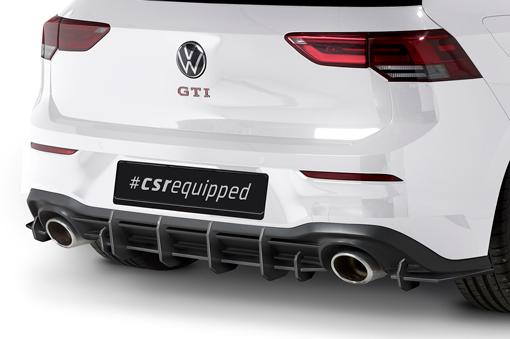 Diffuser Volkswagen Golf 8 GTI Clubsport CSR Racing Mat Zwart