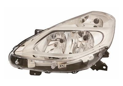 koplamp, H7+H7, elektr verstelb, chroom, rechts Renault Clio, 20