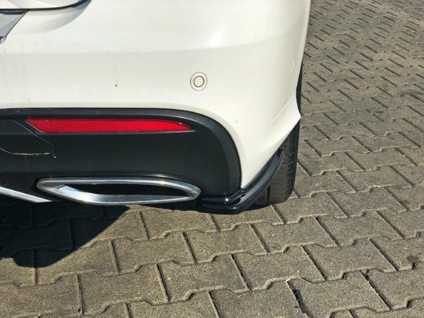 Achter zijskirts Mercedes GLE W166 AMG-Line Maxton Design glans zwart