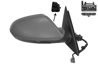 Buitenspiegel Rechts Audi A6 04/11> 12P