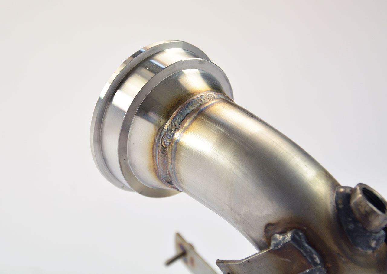 500 ABARTH 1.4T Multiair "Mod. USA" Turbo downpipe kit + Metallic catalytic converter