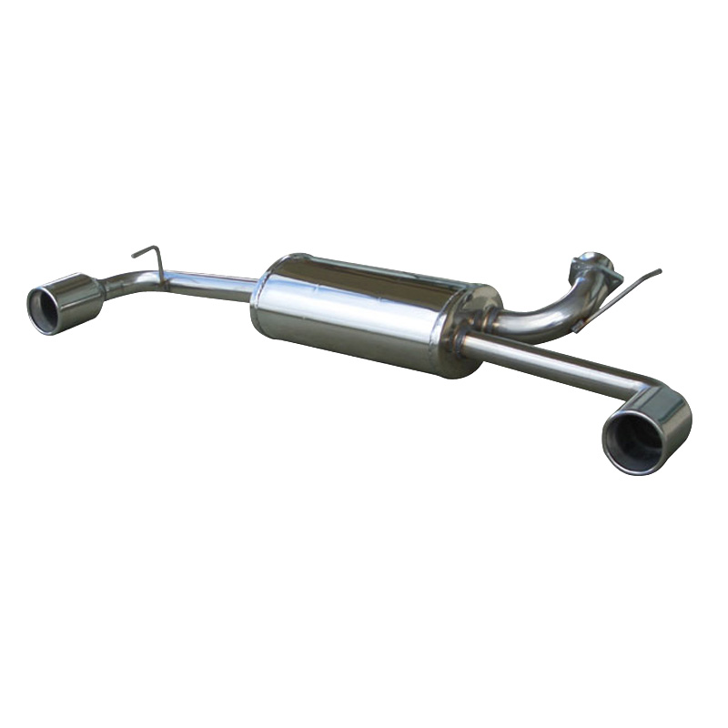 100% Inox Échappement Double sur mesure pour Lancia Delta (831) 2.0 Turbo Int. 8v/16v 1989- Droite/Gauche 102mm