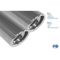 VW Golf V 4motion - 1K Einddemper 70mm - 2x90 Typ 17 FOX