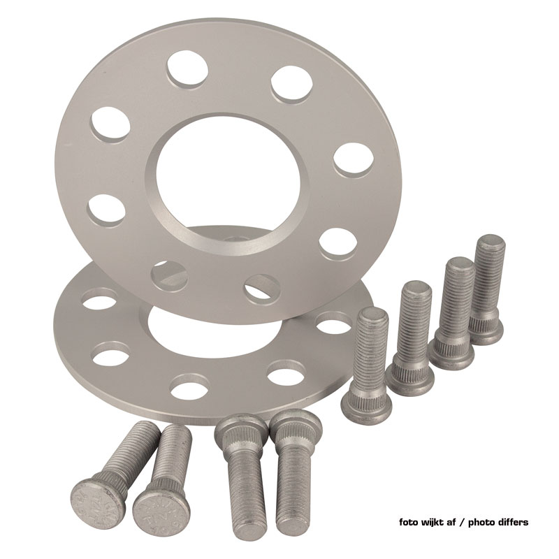 H&R Set des espaceurs de roues Système-DRS 10mm par essieu - Cartouche de boulon 5x112 - Moyeu 63,3mm - Taille de boulon M12x1,5 - sur mesure pour Ford Scorpio