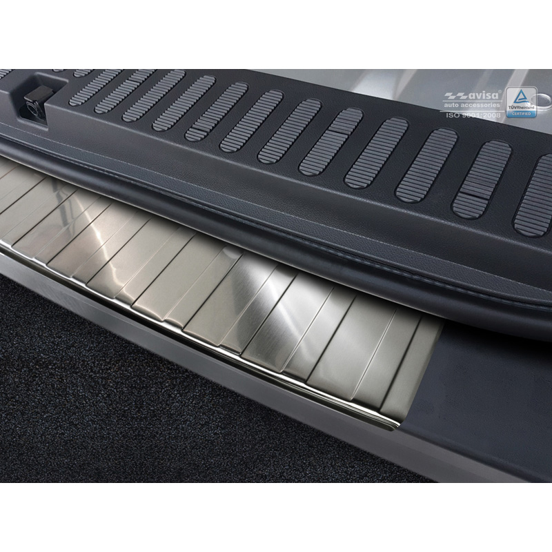 Protection de seuil arrière inox sur mesure pour Opel Movano / Renault Master III 2010-2018 & 2018-2021 'Ribs'