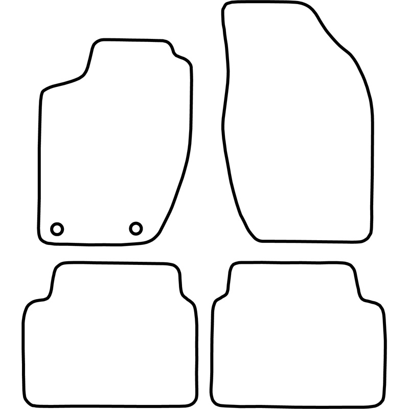 Set de tapis de sol sur mesure pour Fiat Croma 1986-1996