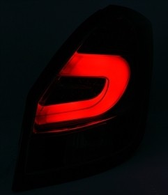 Taillights Skoda Fabia LED 5J 07+ smoke