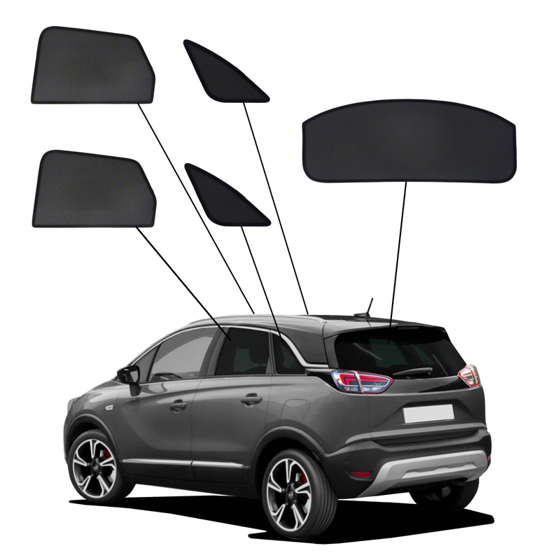 SunClip Protection visuelle & solaire sur mesure pour Opel Crossland X 2017-