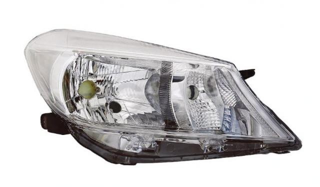 koplamp, Valeo, H4, elektr verstelb, rechts Toyota Yaris, 2011-,