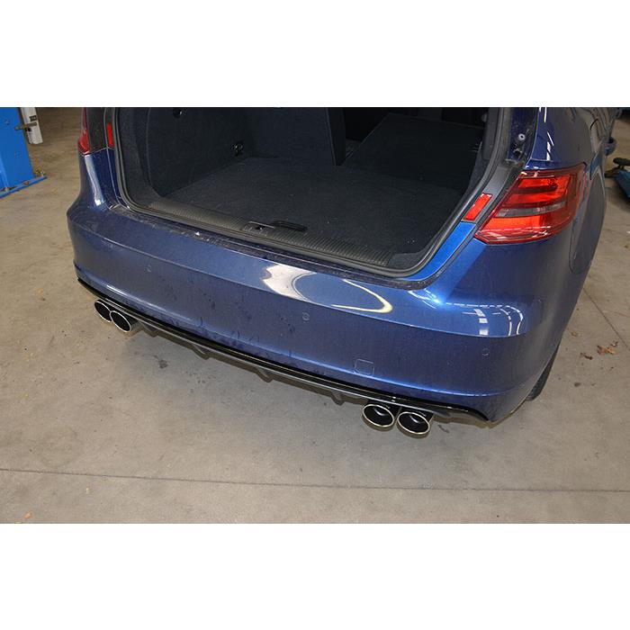 AUDI A3 8V Cabrio Facelift 2.0 TFSI (190 Hp) 2016 Endpipe kit OO90 Right + OO90 Left