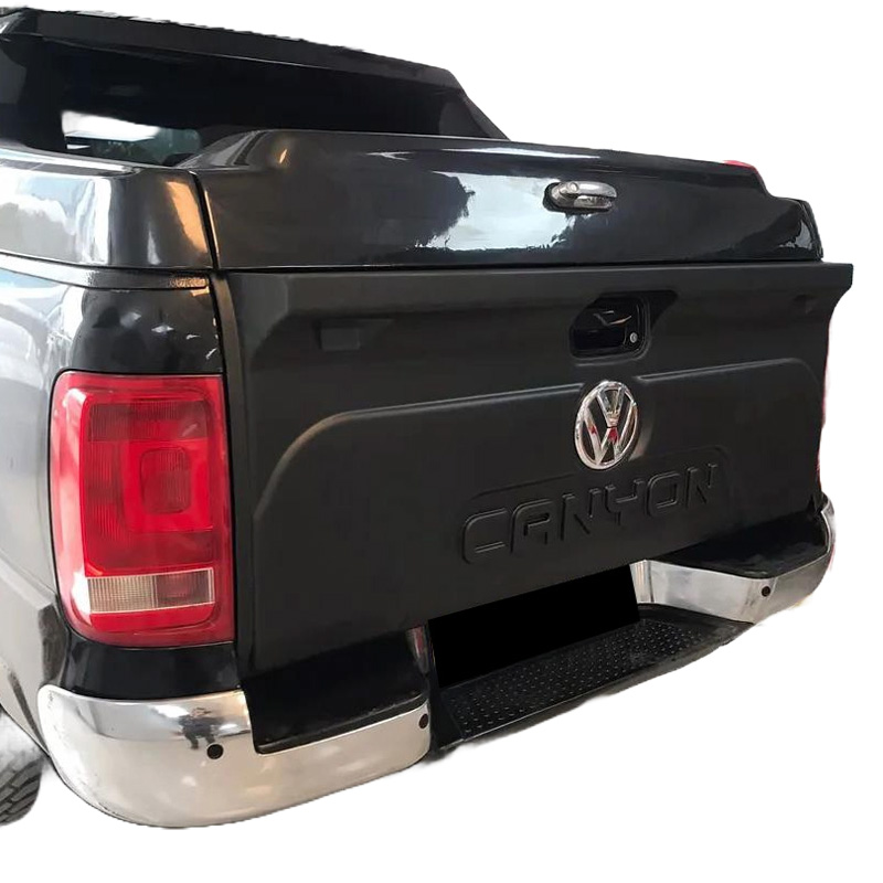 Protecteur de hayon sur mesure pour Volkswagen Amarok MK1 2010-2022 - Version 2 - Noir mat