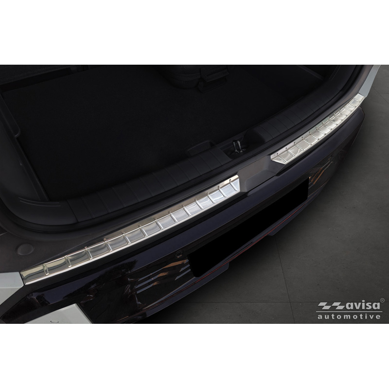 Avisa Protection de Seuil de Coffre Acier Inox sur mesure pour KIA EV3 GT 2024- - Argent - 2 pièces