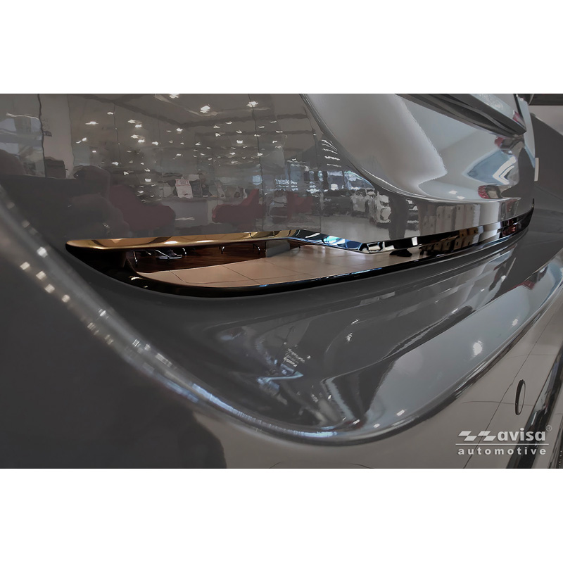 Avisa Moulure de hayon en Inox Noir Chrome sur mesure pour Toyota Yaris (P21) 2020-2024 & Facelift 2024-
