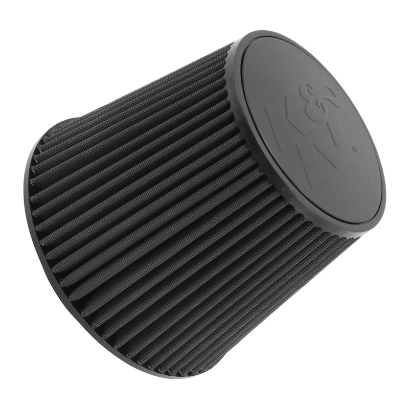 K&N Filtre à Air Noir Dryflow Universel Synthétique Conique 152mm raccordement, 229mm de base, 168mm en haut 190mm hauteur (RU-5177HBK)