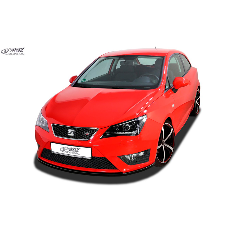 Spoiler avant sur mesure pour Seat Ibiza 6J SC/HB/ST FR Facelift 2012-2017 (ABS noir luisant)