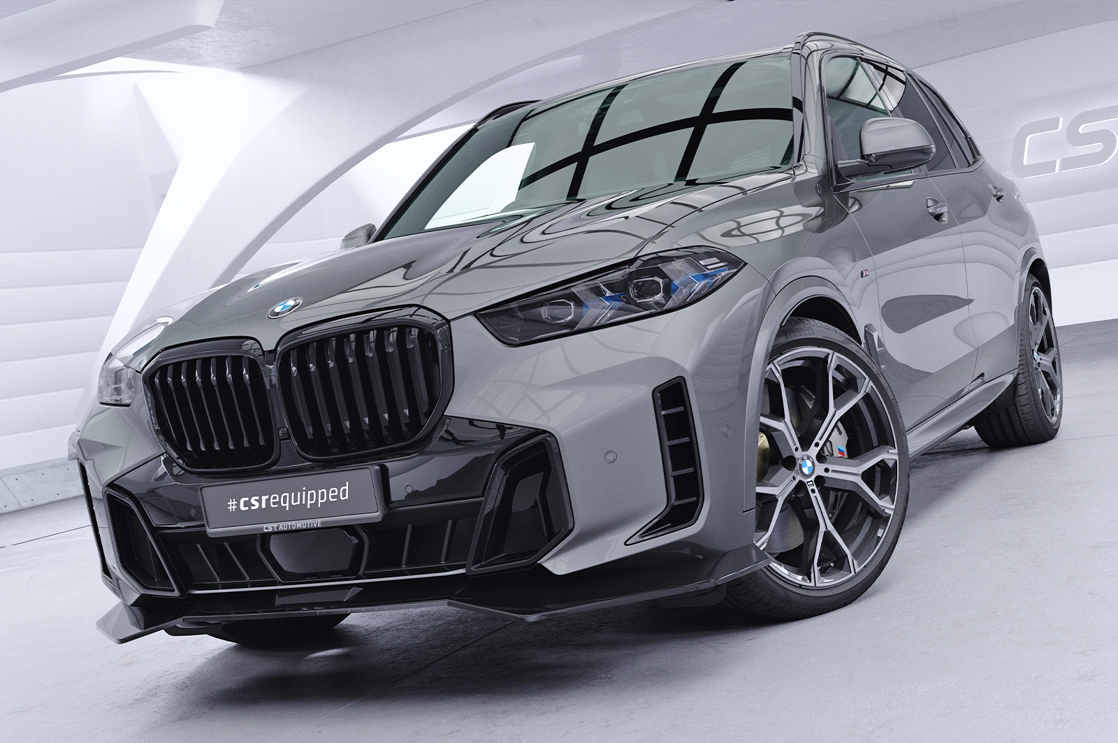Voorspoiler BMW X5 G05 glans zwart