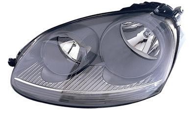 koplamp, H7+H7, elektr verstelb, chroom huis, rechts VW Golf V V