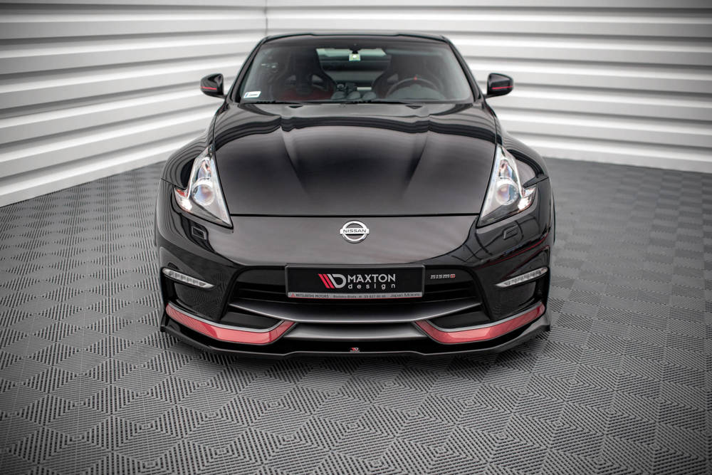 Voorspoiler V.1 Nissan Nismo 370Z Maxton Glans Zwart