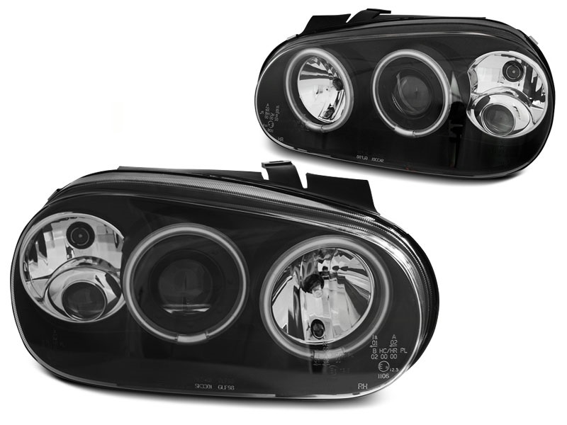 Phares VW Golf IV Angel Eyes Ice CCFL