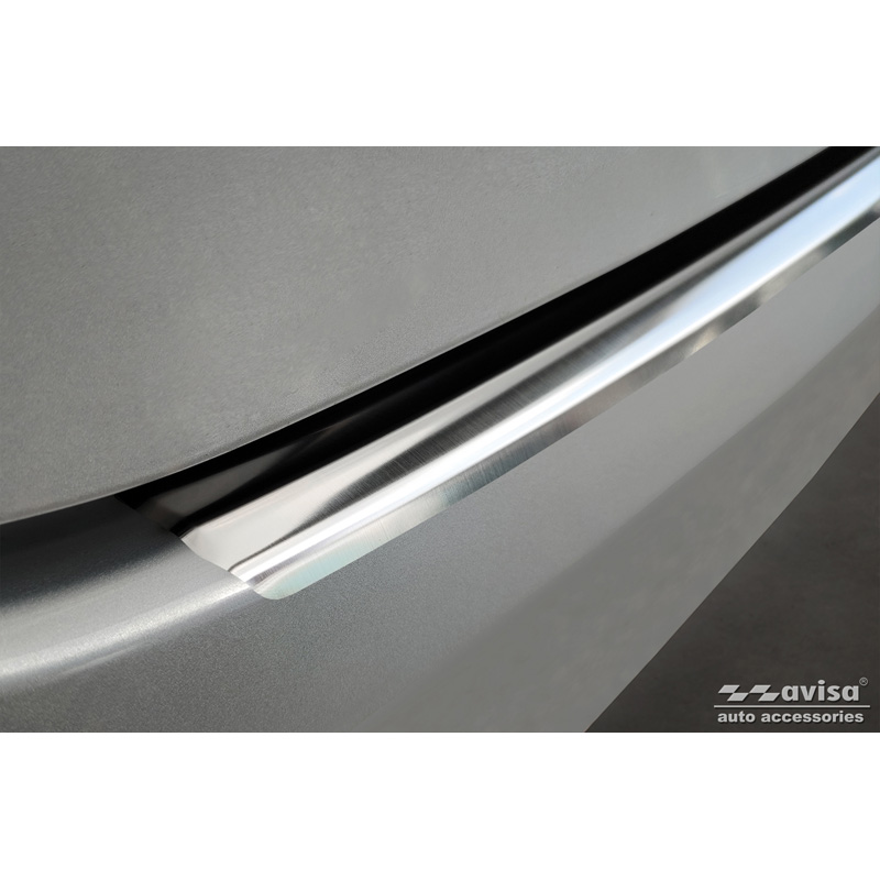 Protection de seuil arrière inox sur mesure pour Ford Fiesta 3/5-portes 2008-2012 & FL 2012-2017 incl. Fiesta Van