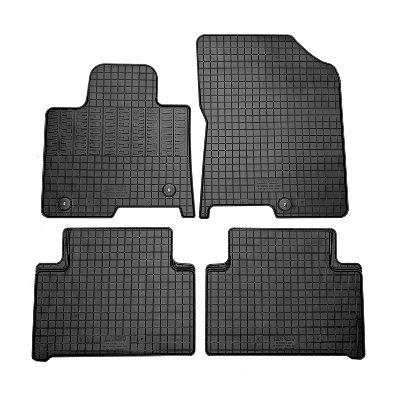 Set tapis de caoutchouc sur mesure pour Kia Sorento IV (MQ4) Hybrid 2020- (4-pièces + points de fixage)