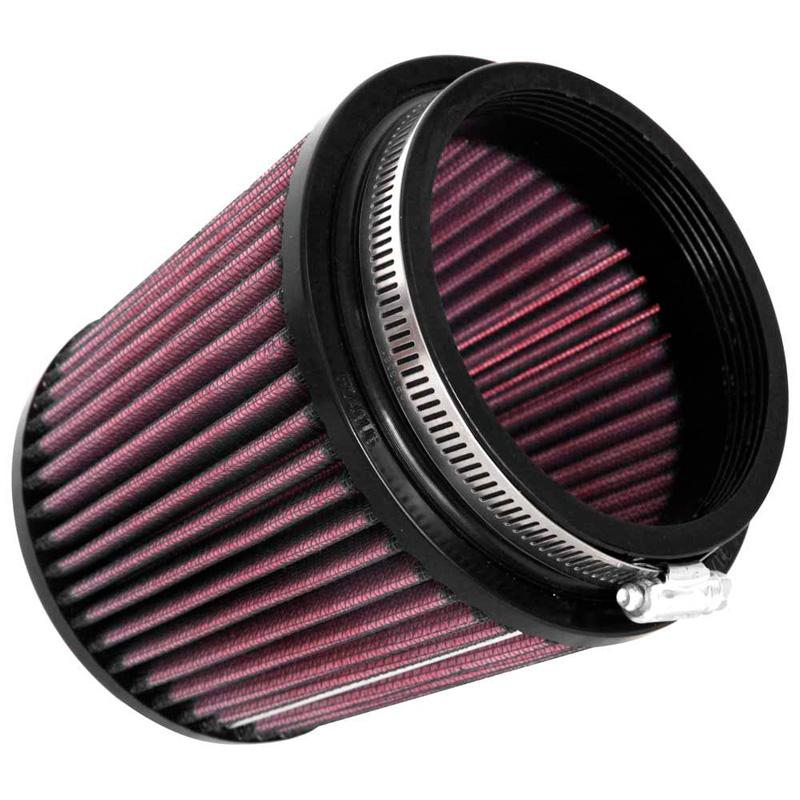 K&N Filtre à Air Universel Conique 102mm raccordement, 137mm de base, 114mm en haut, hauteur 127mm (RU-3600)