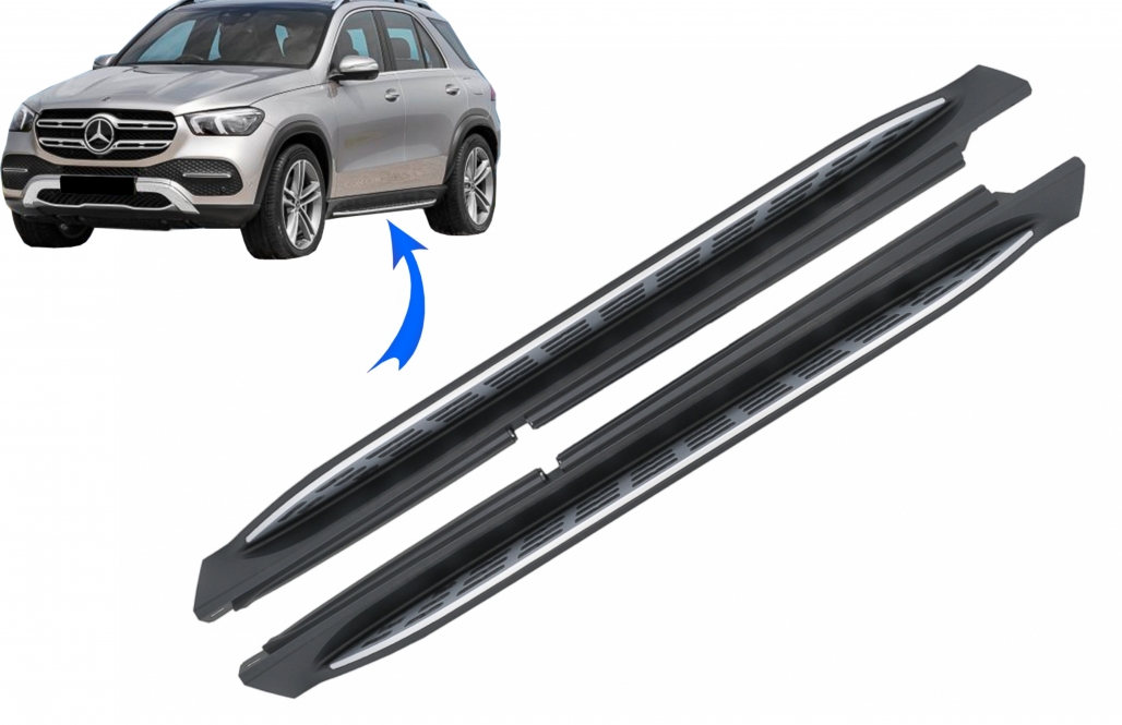 Treeplanken Sidesteps Mercedes GLE W167 19-23 Alu
