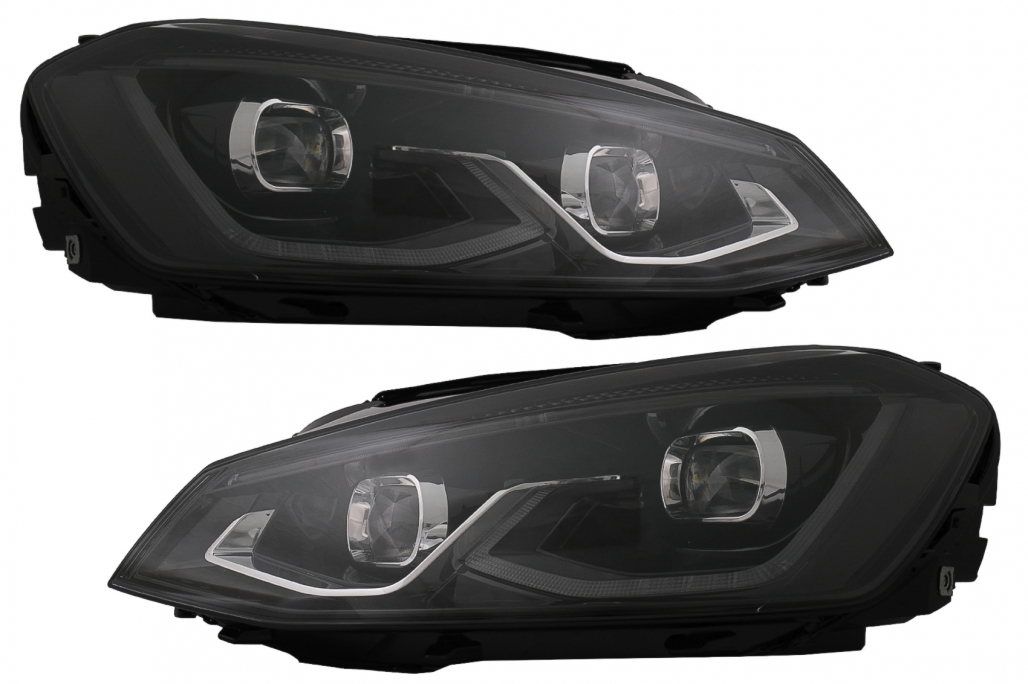 Koplampen passend voor VW Golf 7 VII (2012-2017) Full LED Golf 8 Design