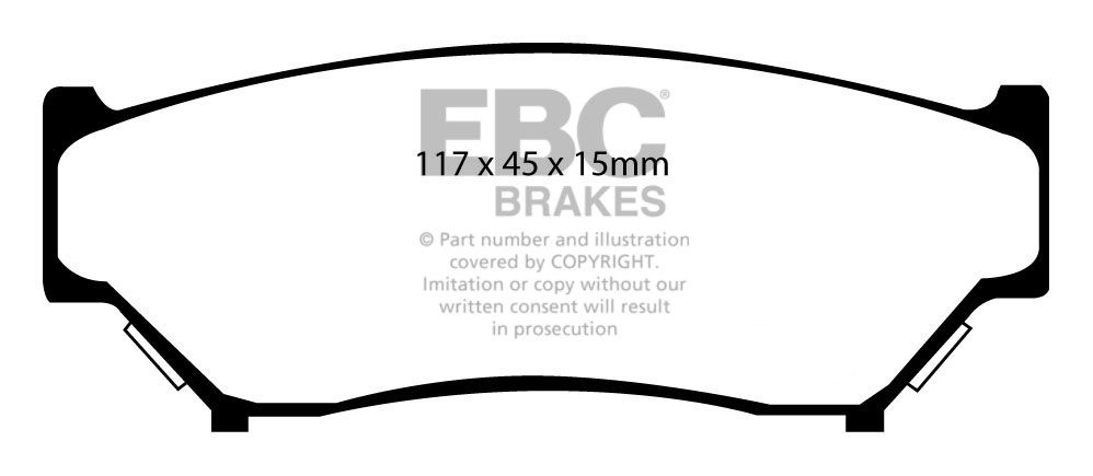 EBC Brakes SUZUKI Grand Vitara 1.6 (T-03) 98-2006 Remblokken voo
