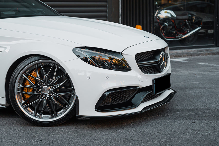 Mercedes Benz W205 C63/S AMG Sedan BKSS Style Carbon Fiber Voorspoiler 2015-2021