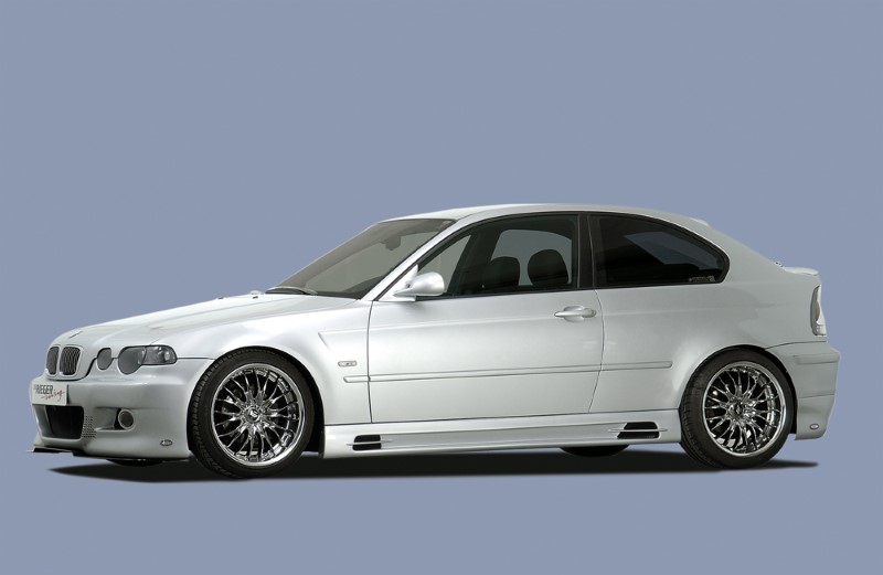 Zijskirts BMW E46 alle modellen ook M3 met 2 schacht en 2 uitsne
