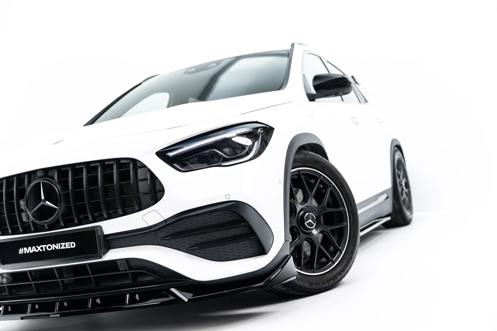 Voorspoiler Mercedes-AMG GLA 35 H247 Glans Zwart